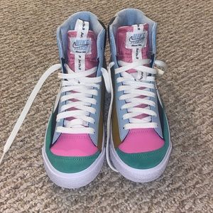Kids Multi-color Nike Blazers
